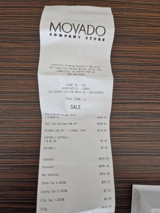 Швейцарски Часовник.Movado