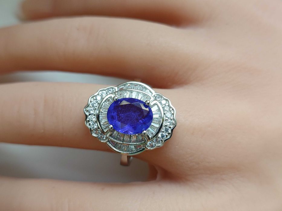 Inel din argint rodiat cu cubic zirconiu – nou