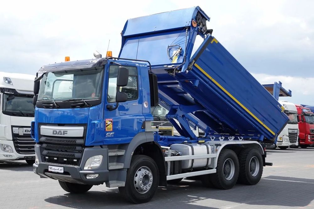 DAF CF 460 / 6x4 / BASCULANTE / HYDROBOARD / HYDROCLAP / EURO 6 / AN 2016 / PNEURI 100% /