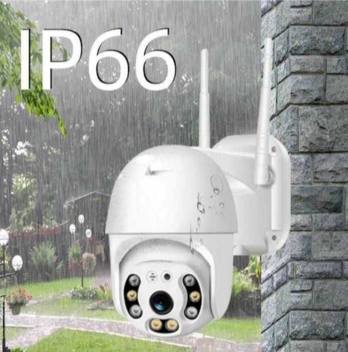 3 БРОЯ камера 5mp 2 антени цветно нощно виждане IP66 WIFI 28 led