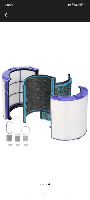 Sett filtru hepa dyson și filtru carbon