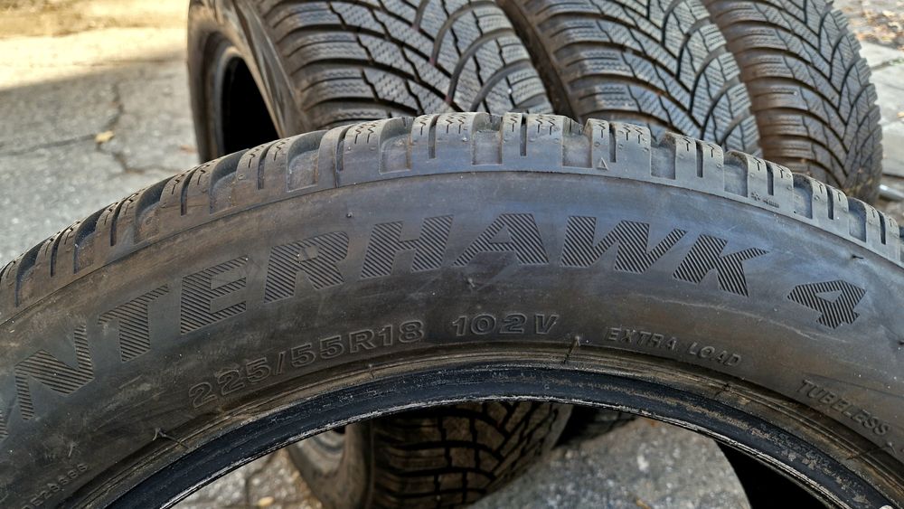 НОВИ 225/55/18 зимни гуми Firestone Winterhawk 4. DOT 2022