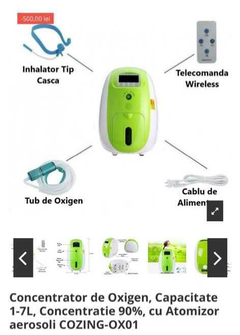 Concentrator de oxigen