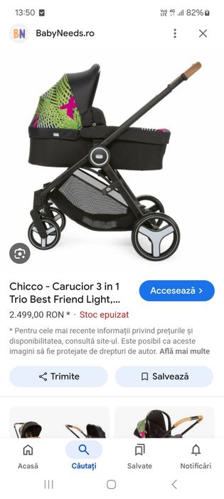 Chicco cărucior 3  in 1
