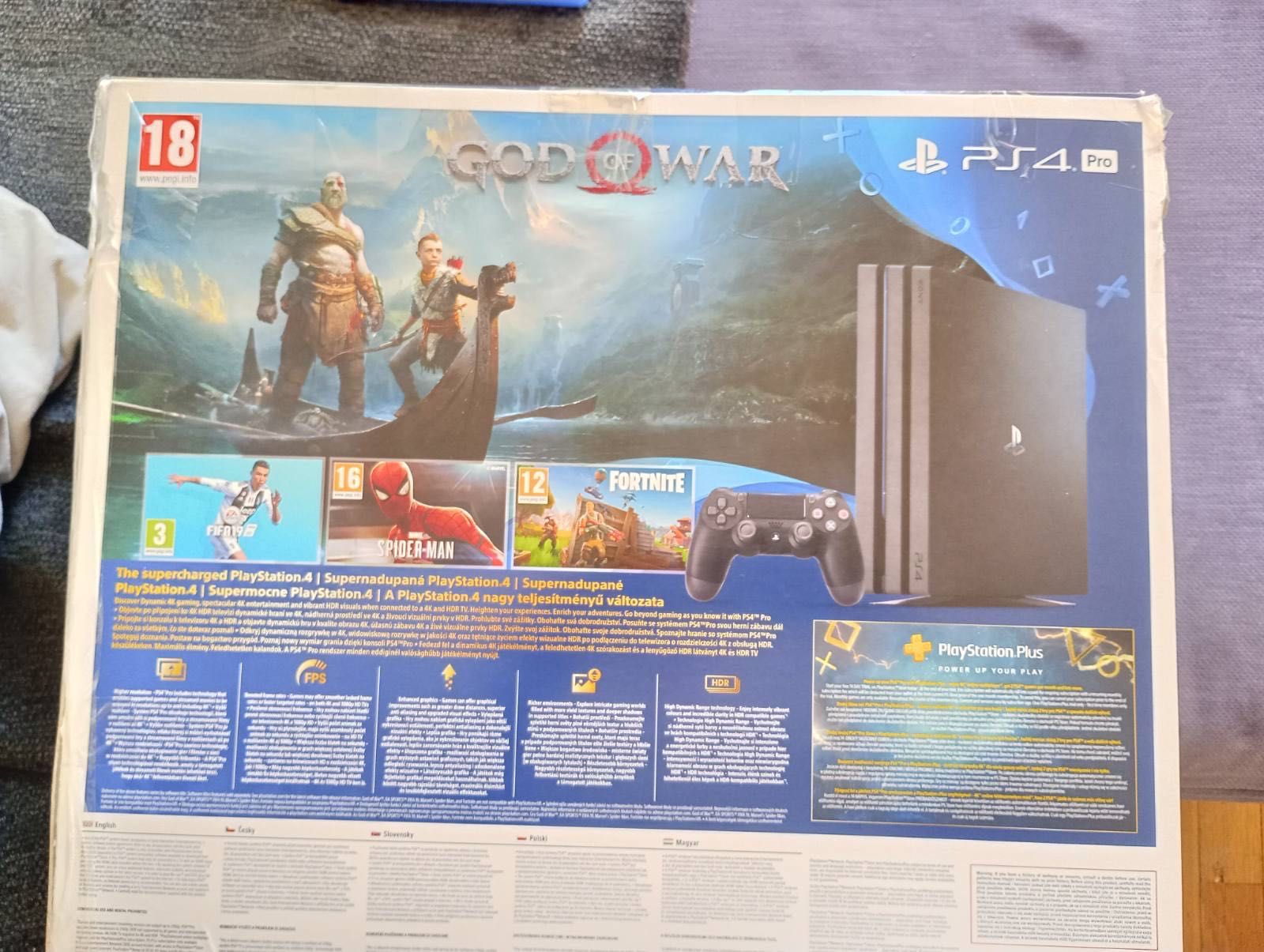 PlayStation 4 pro , PS4 pro с контролери и игри