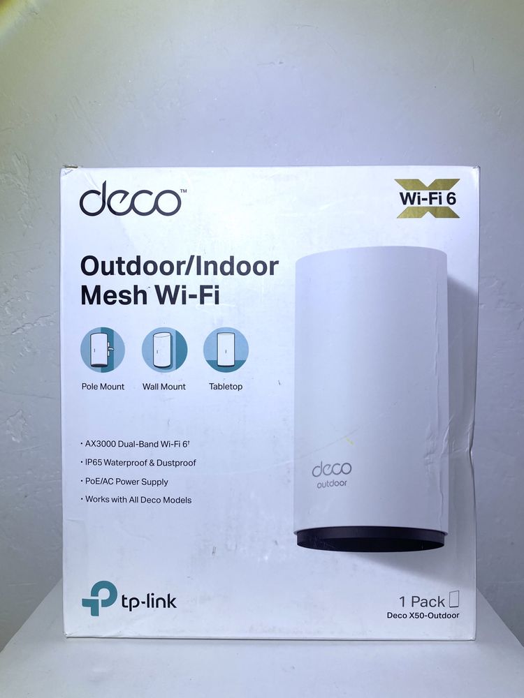 Меш система TP-Link Deco X50-Outdoor AX3000 безжична Wi-fi система