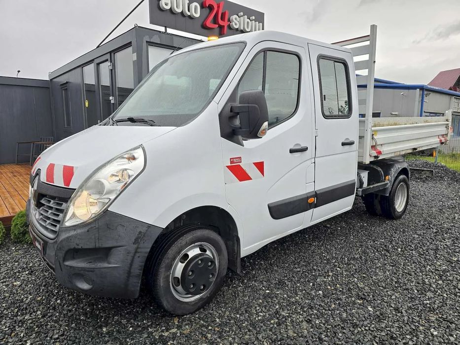 Renault Master 6 loc. basculabila. 2018. vanz. SEAP, TVA deductibil klima,roti duble, carlig remorca 3.5 t, bena 3,2 m, stare foarte buna.