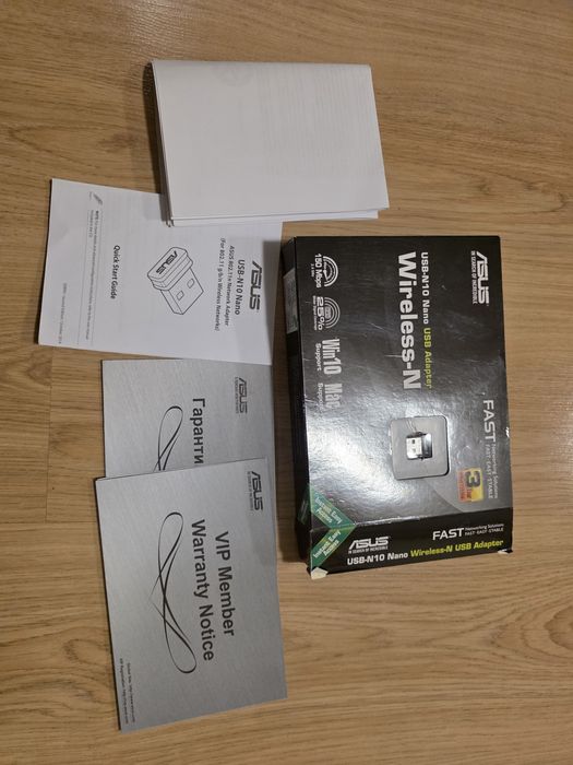 Asus usb n10 nano wifi безжичен адаптор