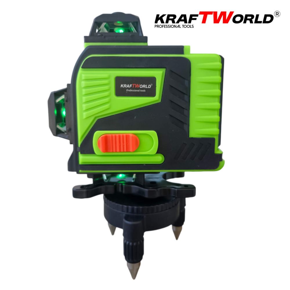 4D Лазерен Нивелир KRAFTWORLD с 16 Линии Самонивелиращ се