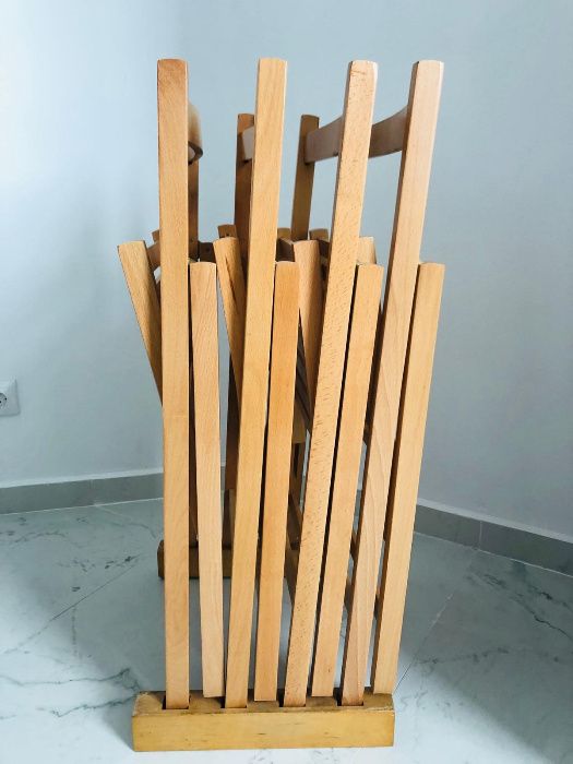 Scaune pliante lemn - esenta fag - diverse culori