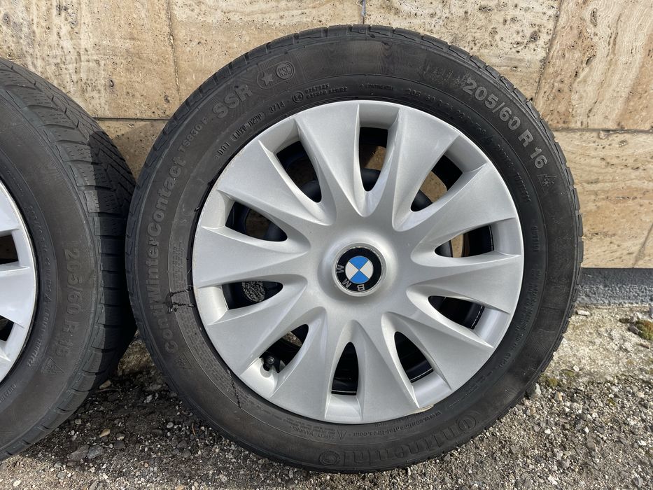 Jante Roti Tabla 16 BMW Seria 1 2 3 Anvelope iarna 205 60 R16 M+S