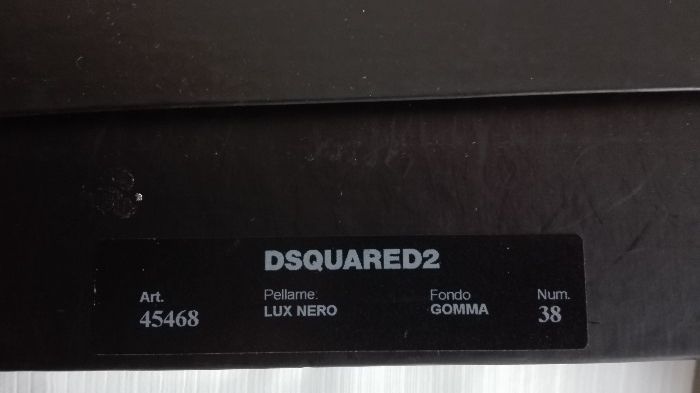 Dsquared2 - нови обувки от естествен лак