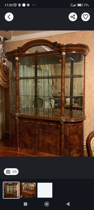 Kamplekt stol stul 12 talik, servant, kamot