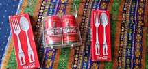 solnita veche coca cola + 2 set tacam