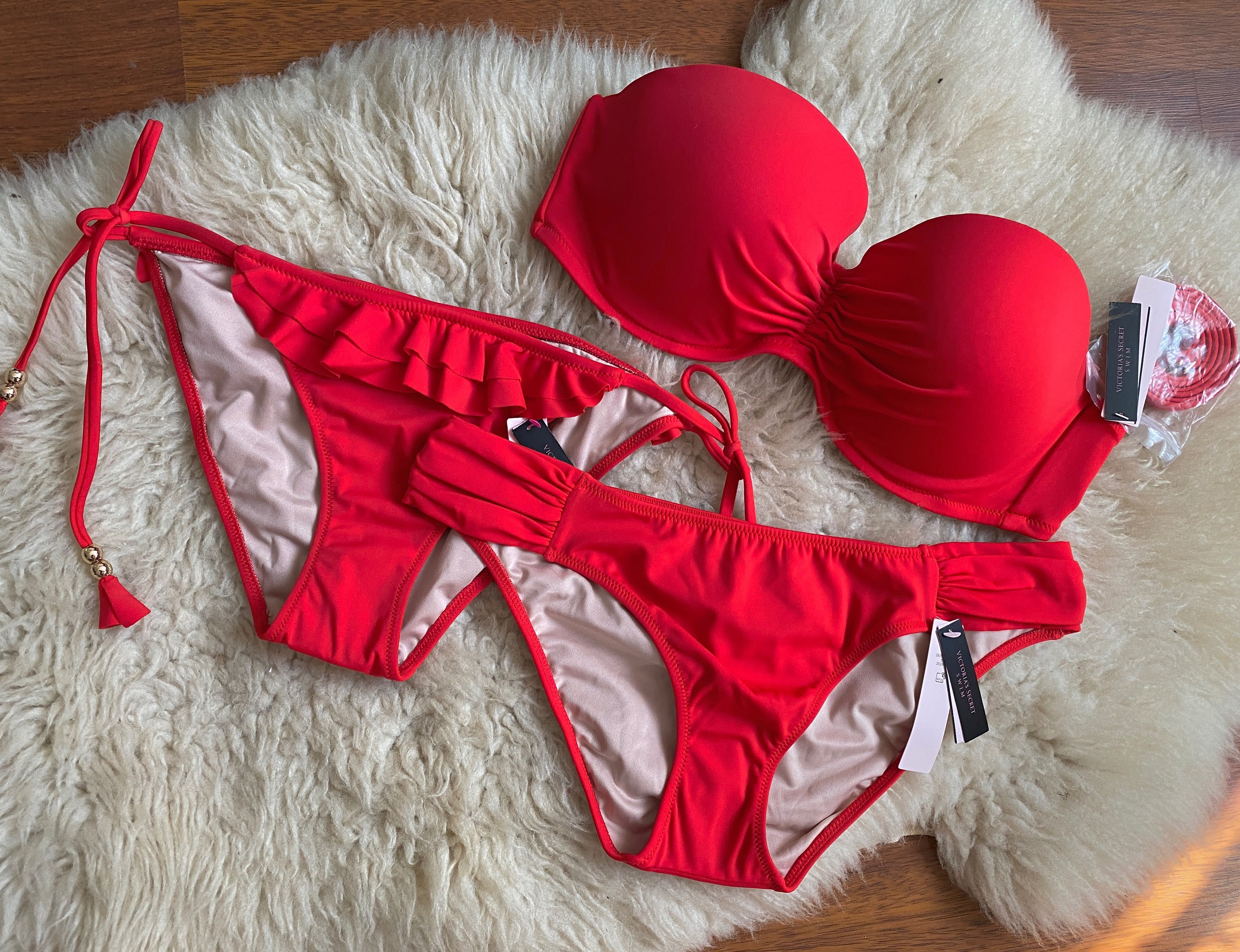 Червен бански бандо Victorias secret