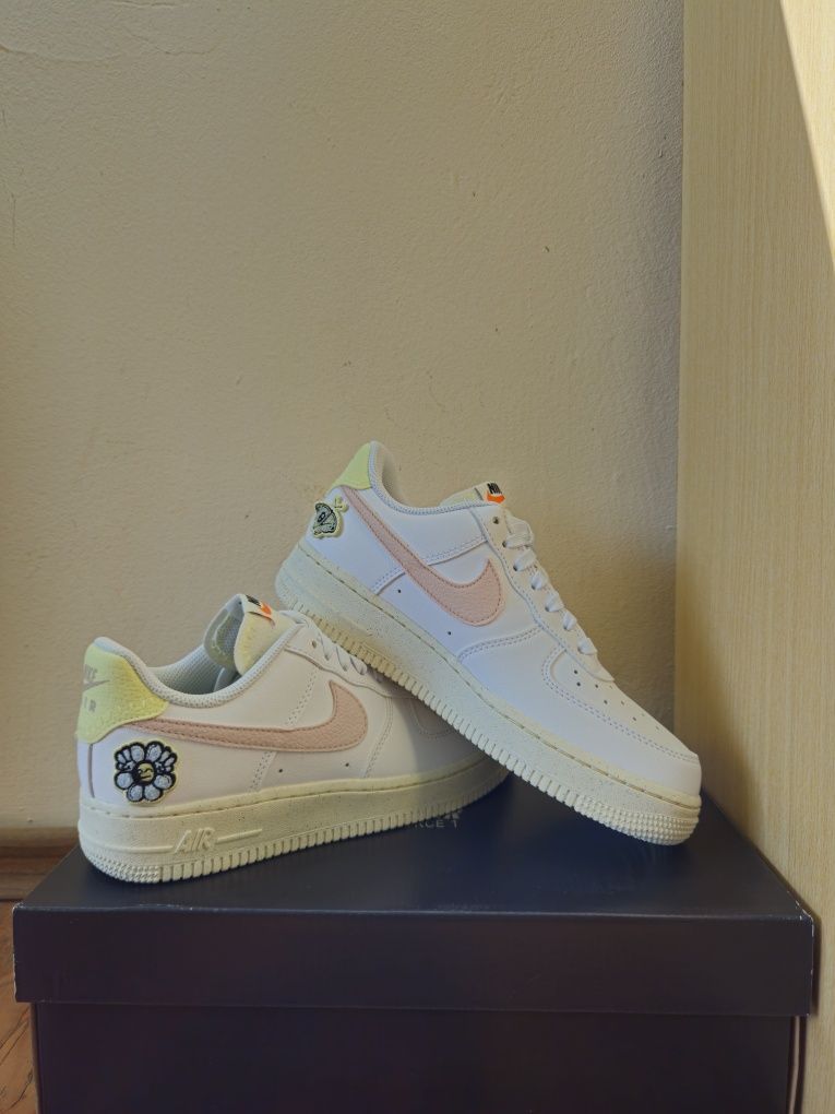 Кецове Nike Air Force 1 Low '07 SE Next Nature White Pink Oxford