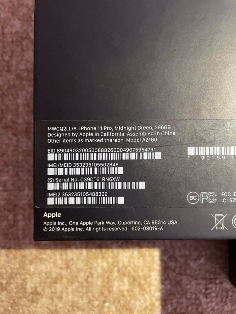 Iphone 11 pro 256 GB