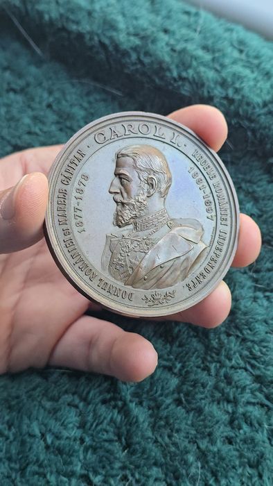 Medalie monumentul independentei de la Ploiesti 1877