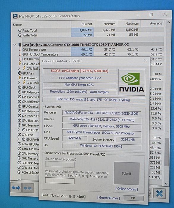 Placa video MSI GTX 1080TI Gaming X 11GB 352bit GDDR5X
