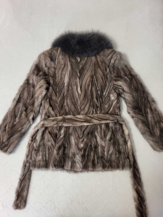 Jachetă de lux, din blană naturală, damă – mărimea 44