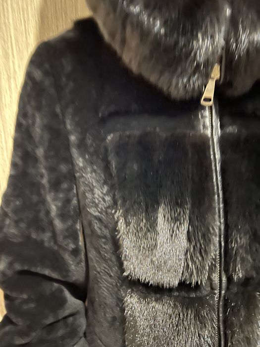 Шуба Мутон+Норка