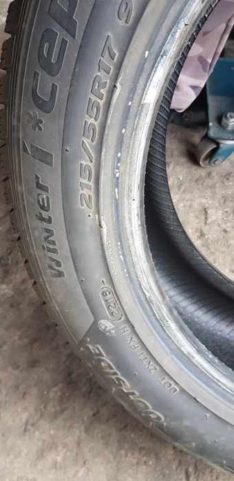 Зимни гуми-17цола-215/55-1бр.-99лв."HANKOOK "