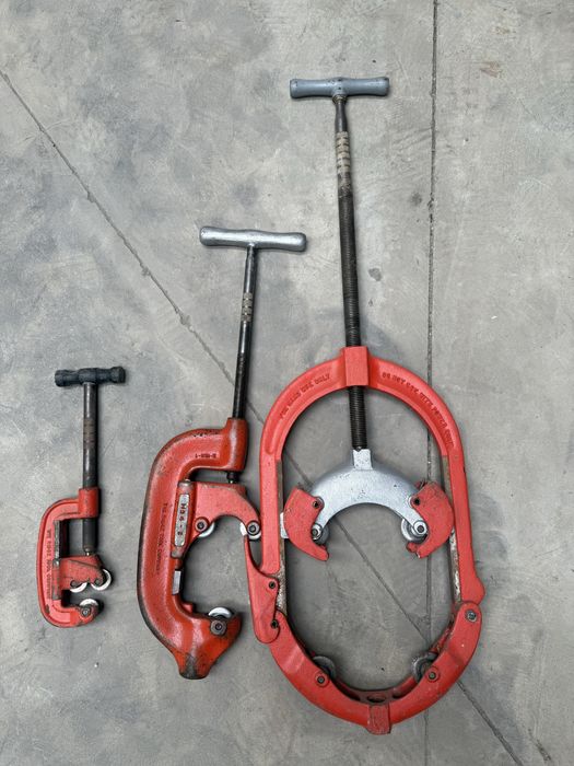 Set taietoate tevi din otel Ridgid 1/8-8 toli