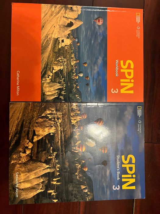 Учебник по английски език Spin 3 Grammar, Student's book and Workbook.