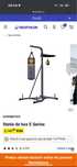 Punching bag from decathlon