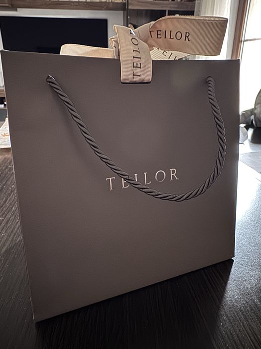 Cercei aur alb Teilor pentru bebelusi