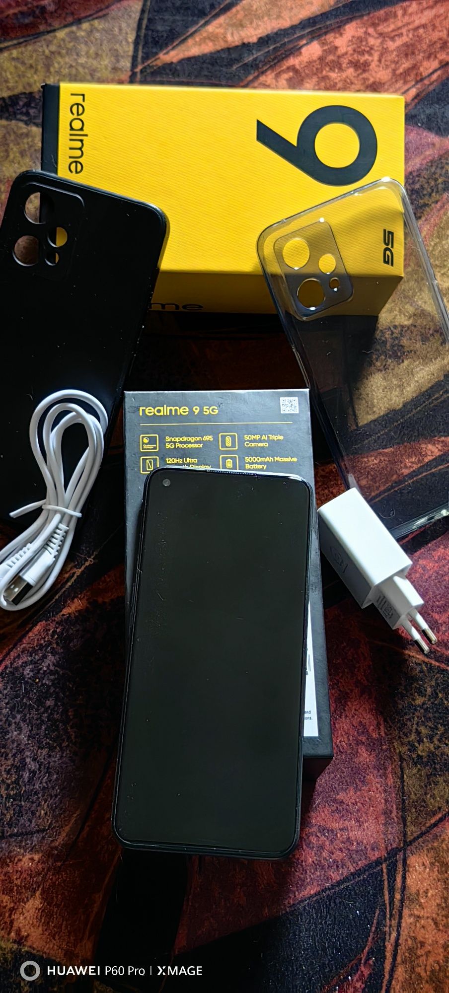 REALME 9 5G-ПЕРФЕКТЕН.6.5"AMOLED 120Hz.Smooth Display