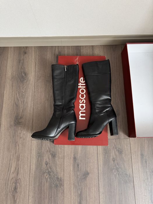 Сапоги из натуральной кожи, натуральная цигейка