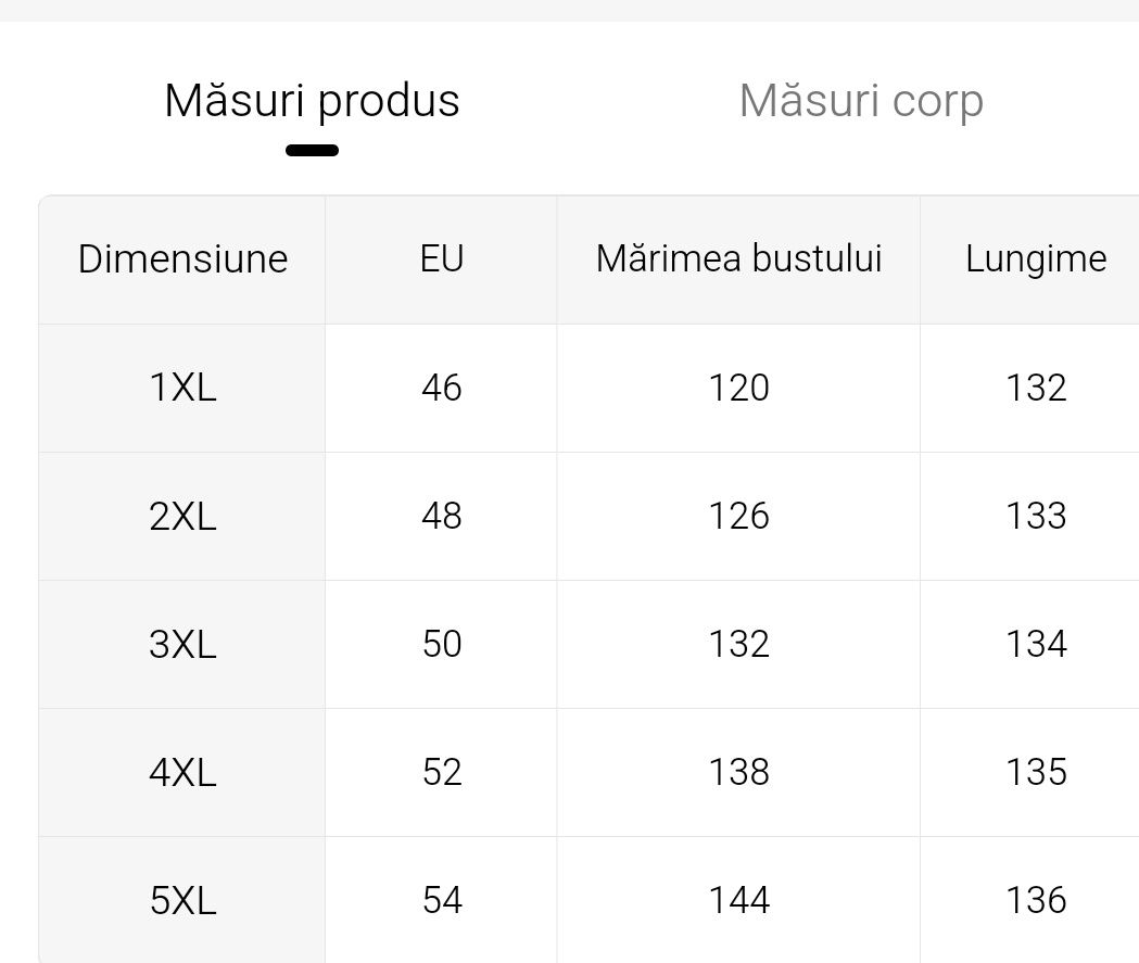 Rochiță ocazie mărimi mari