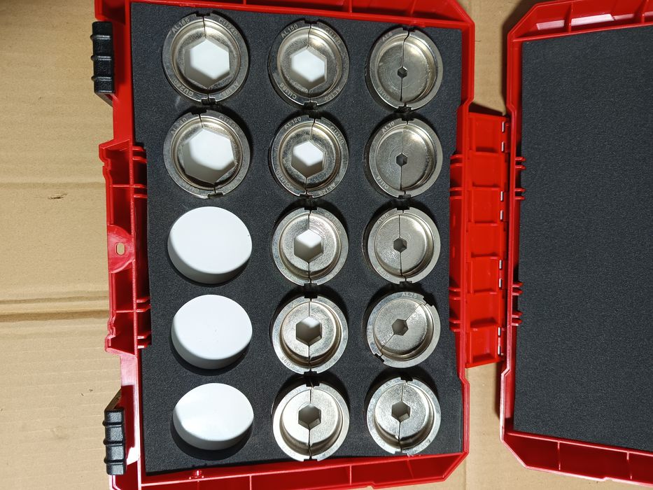 Set inele pt sertizat conectori electrici cupru și aluminiu electricie