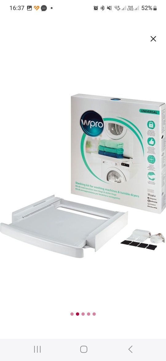 Kit suprapunere uscator cu sertar.