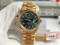 Ceas Rolex DayDate 36mm 118238 Flt Pres YG/YG Green Dial