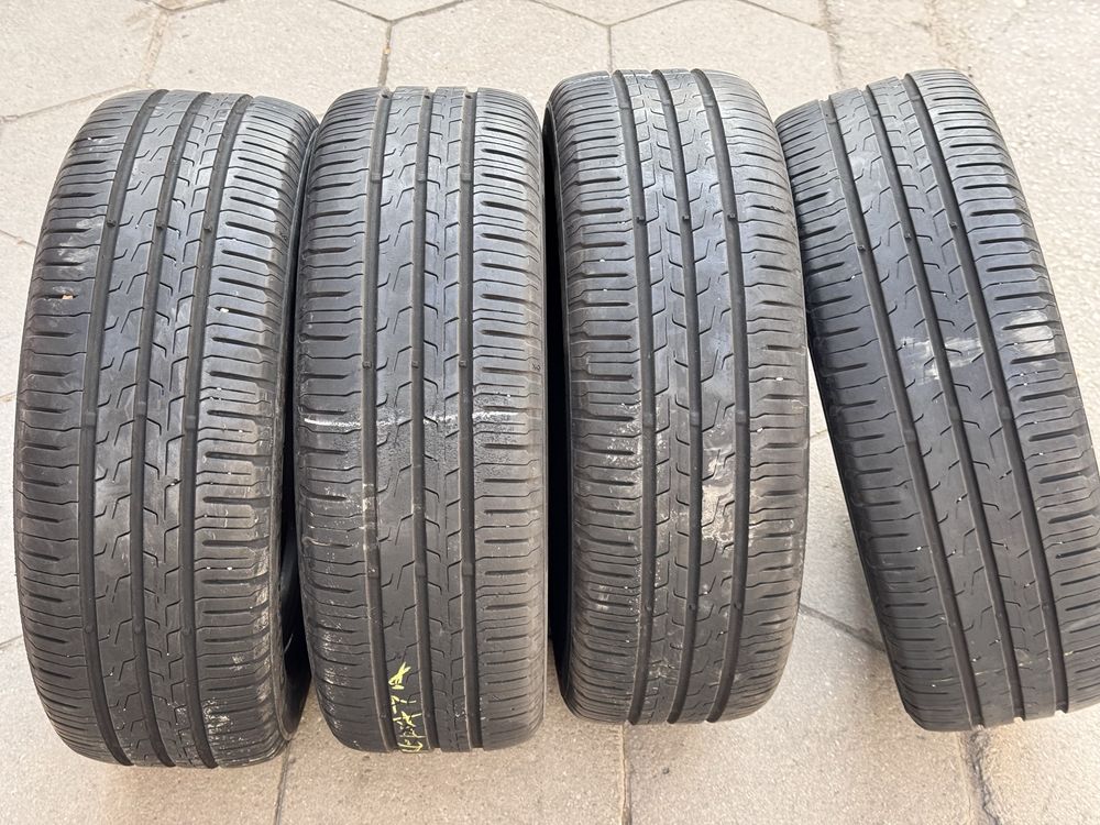 185/60/R14 Continental EcoContact6 4бр летни dot2019 4-5мм