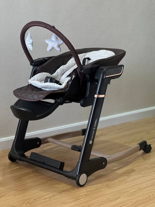 Детский стульчик-качели 3-в-1 KIDILO x Maribel  
#стульчикдлякормл