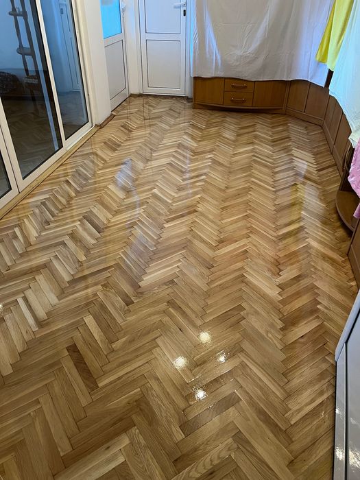 Циклене на паркет и дюшеме