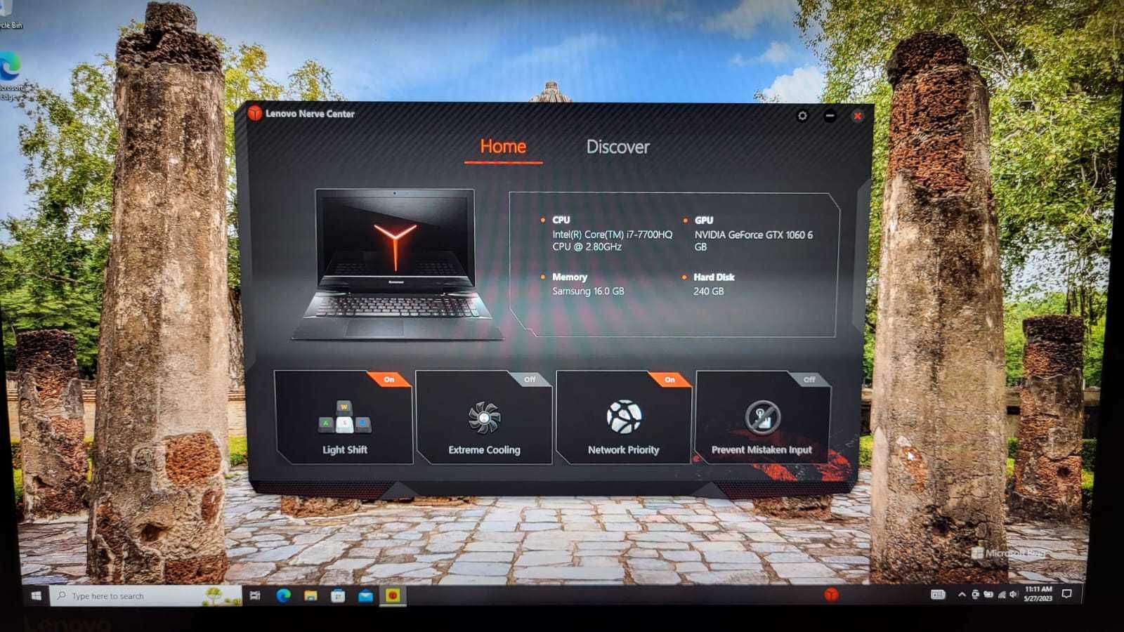 Laptop Lenovo Legion Y720 i7, GTX 1060 6Gb, 16 Gb RAM, SSD 240 Gb