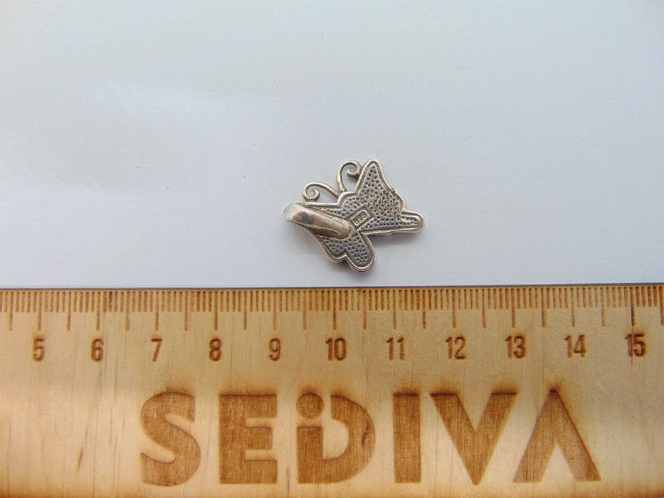 Pandantiv fluture din argint cu sidef