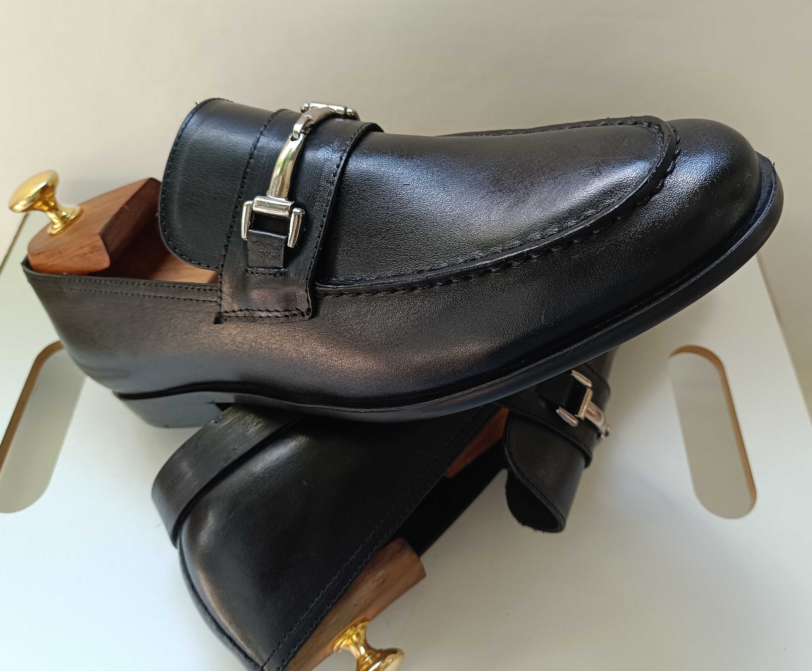 Pantofi loafer 43 bit premium About You NOI piele naturala moale