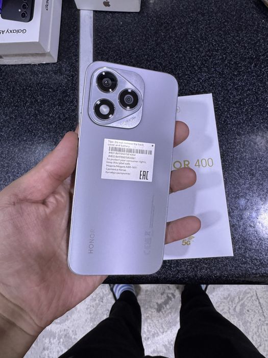 honor 400 lite pamit 8.256g holati yengidek karopka dak kamplekt