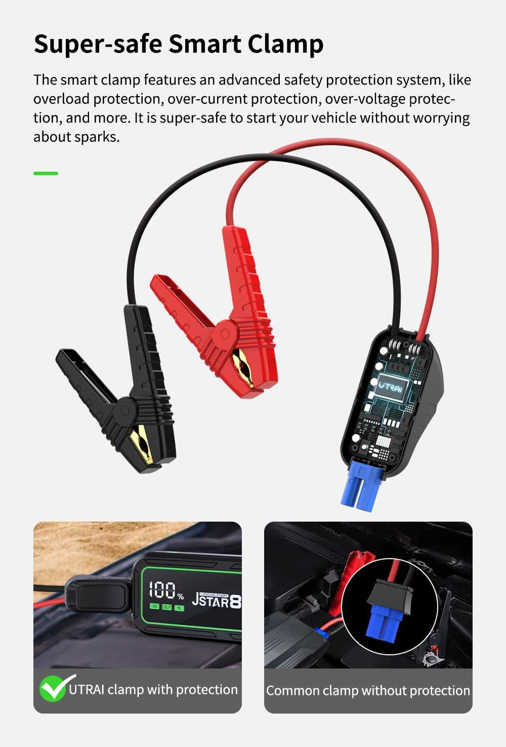 Много мощен Jump starter UTRAI Jstar8 3000A