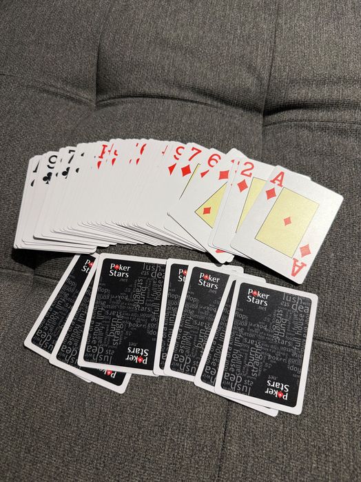 Чисто нови 100% пластмасови карти за игра PokerStars