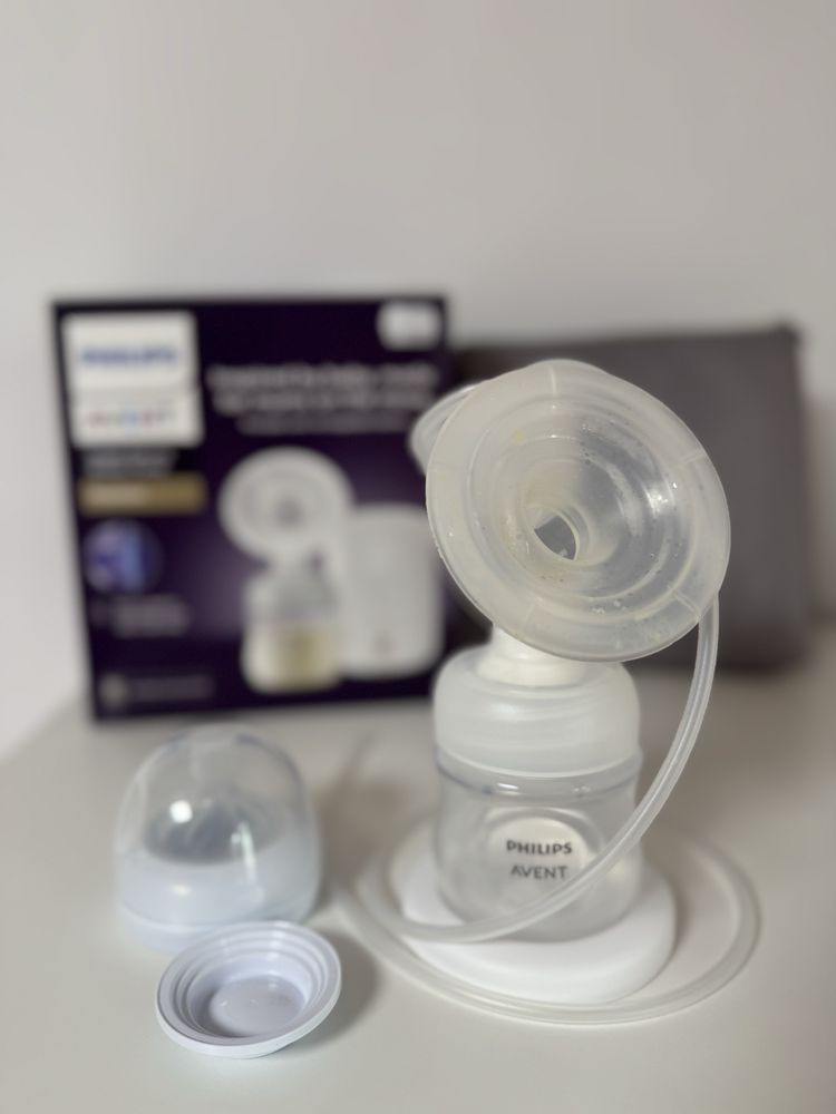 Philips avent електрическа помпа premium модел + подарък
