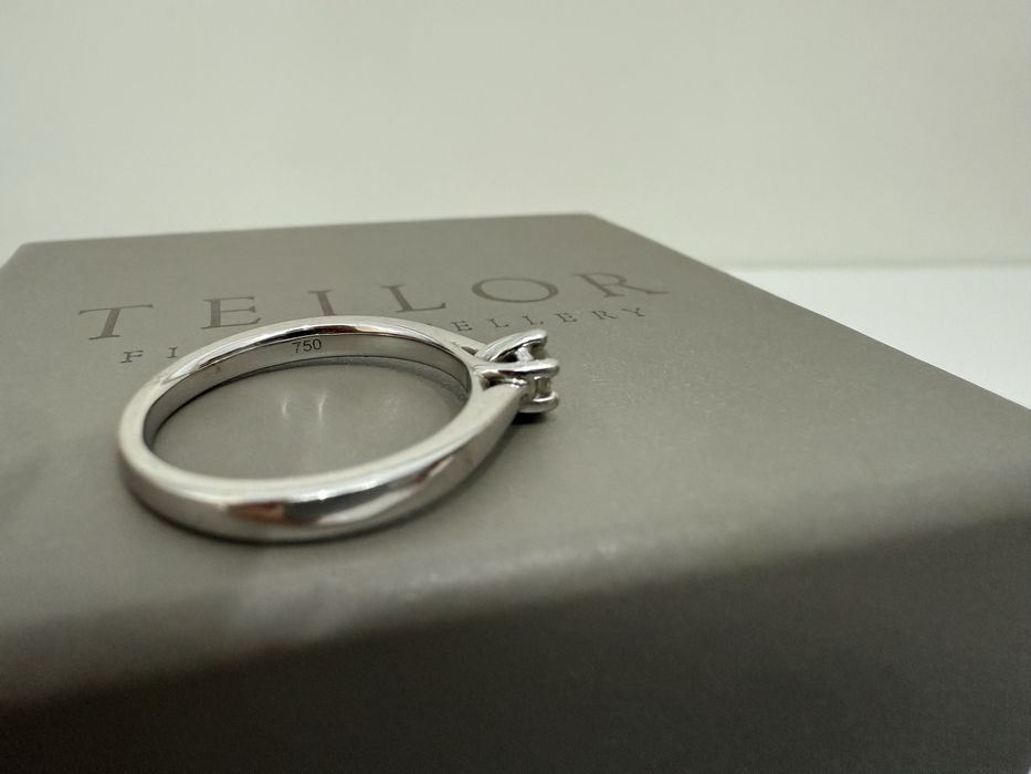 Inel Logodna Teilor aur 18k cu diamant natural