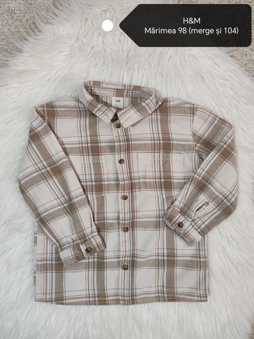Cămăși, h&m, Rutti Garro, m 98 și 104, 4 ani