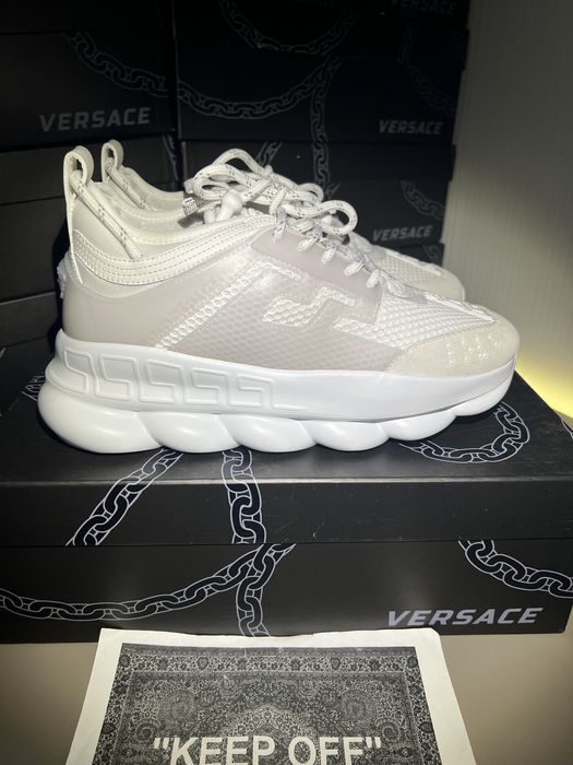 Versace Chain Reaction Alb Negru