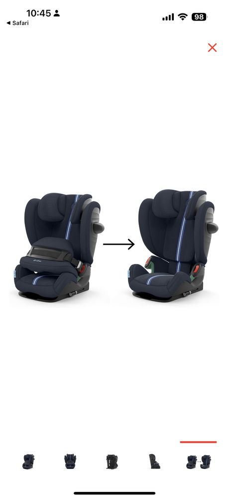 Продам автокресло до 3 лет cybex
